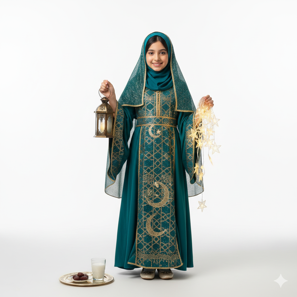 Ramadan Abaya girls costume