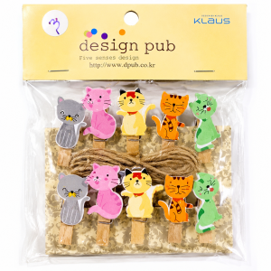 Wooden Animal Clips
