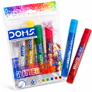 DOMS Glitter Glue Set