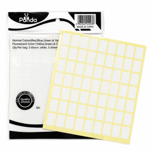 Self-Adhesive Grid Labels (63 PCS)