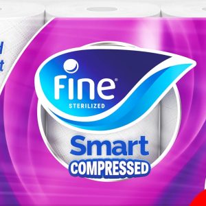 Fine Smart - 2 Ply Toilet Tissue Paper - 6 Rolls