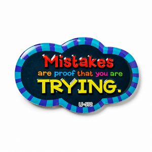 "Mistakes Are Proof You Are Trying" Sticker