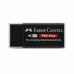 Faber-Castell PVC-Free Eraser for Blacklead Pencils (Black)