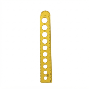 Circle Template Ruler (Yellow)