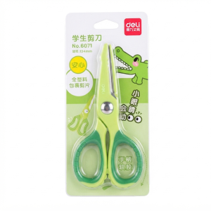 Deli Student Scissors No.6071 (Frog Design)