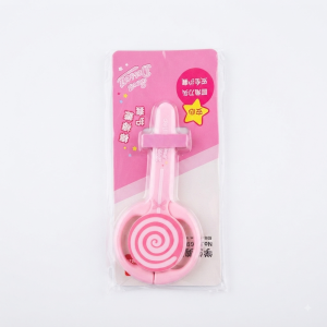 Lollipop-Shaped Kids Scissors (Pink)