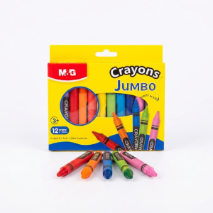 M&G Crayons Jumbo, Pack of 12