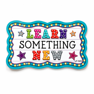 "Learn Something New" Sticker